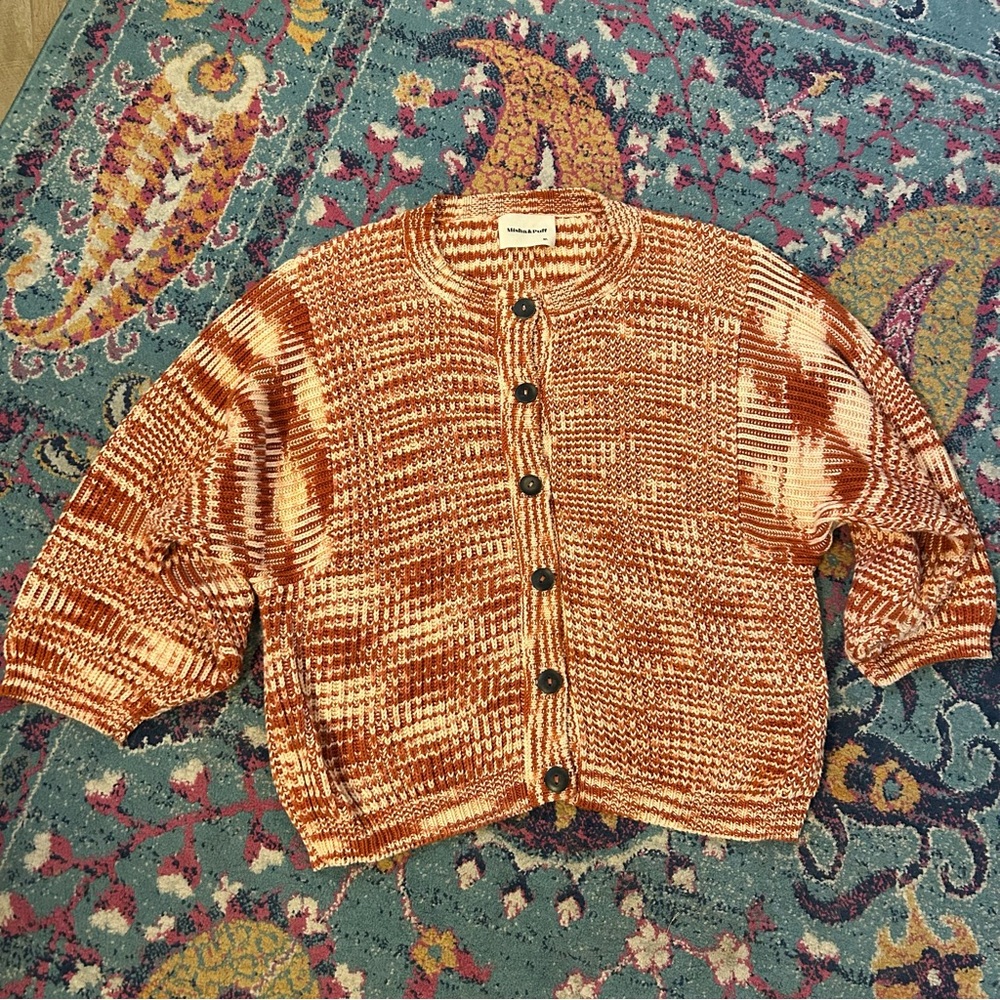 Misha and Puff ML Spacedye Cardigan EUC